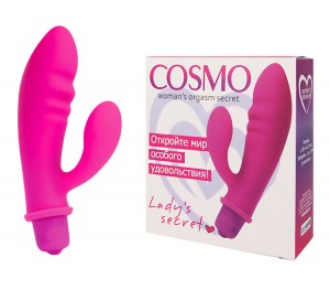 ЕК CSM 23058 ВИБРОМАССАЖЁР цвет розовый, L 185 мм D 29 мм 