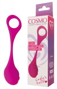 ЕК CSM 23010 ШАРИК ВАГИНАЛЬНЫЙ цвет розовый D 30 мм
