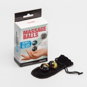 Шарики массаж. стекло 8008