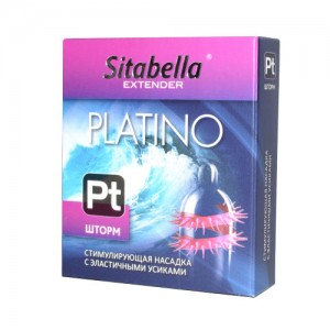 Презерватив-насадка  Sitabella Platino Шторм 1420