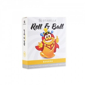 Насадка стимулирующая Sitabella Extender R&B Банан 4 шарика 1424										
