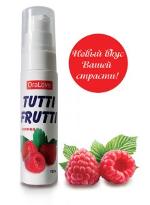 Гель TUTTI FRUTTI малина  OraLove 30г