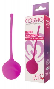 ЕК CSM 23004 ШАРИК ВАГИНАЛЬНЫЙ цвет розовый D 38 мм