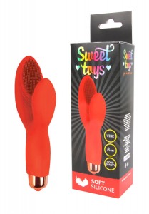 ЕК 40145-3 ST ВИБРОМАССАЖЁР L рабочей части 80 мм D 30 мм, цвет красный