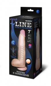 583603 Фаллоимитатор неоскин на присоске FLEX & FIX SISTEM			