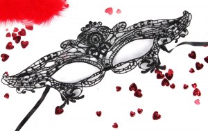 ЕК 20366 EE МАСКА АЖУРНАЯ ДЖУЛИЯ цвет чёрный, текстиль