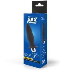 ЕК SEM 55189 ВТУЛКА АНАЛЬНАЯ С ВИБРАЦИЕЙ L 90 мм D 30 мм, цвет чёрный			