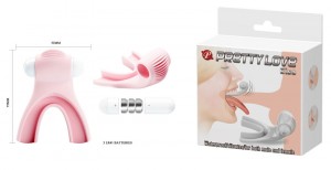 ЕК BI 210164 ВИБРОМАССАЖЁР ELISA L 70 мм, D 55 мм, светло-розовый			