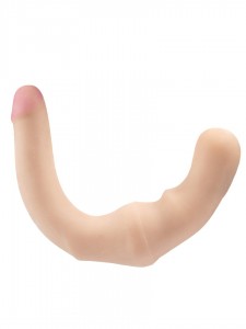 934600 Двусторонний фаллоимитатор неоскин в ламинате			