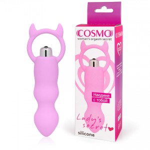 ЕК CSM 23156 ВИБРОМАССАЖЁР 7 режимов вибрации, L 120 мм D 37x35 мм, цвет розовый			