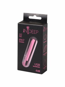 МС 7705-02indeep Перезаряжаемая вибропуля Indeep Clio Magenta 			