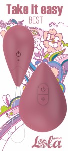 МС 9021-02lola Виброяйцо с пультом управления Take it Easy Best Pink 			