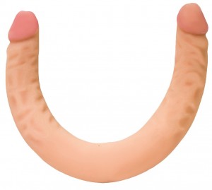 937100 Двухсторонний Фаллоимитатор неоскин в ламинате